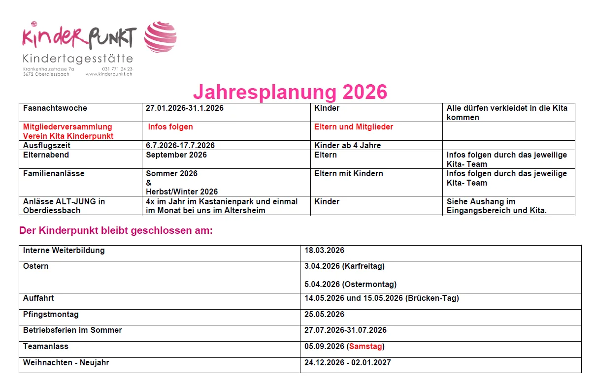 Kinderpunkt Kiesen